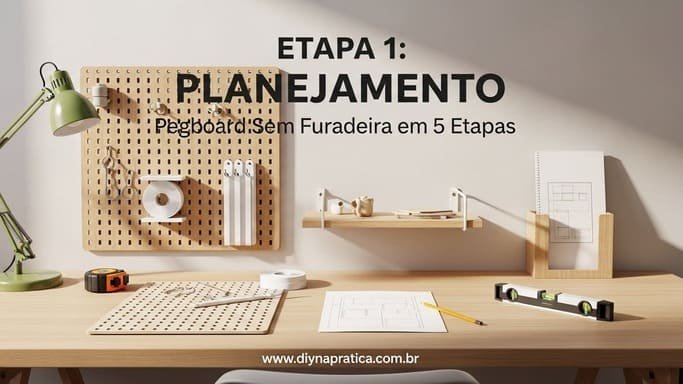 Etapa 1 — Planejamento (o painel certo no lugar certo)