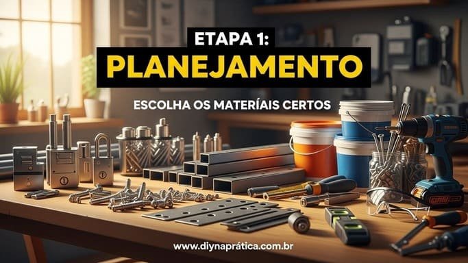 Etapa 1: Planejamento e Escolha dos Materiais Certos