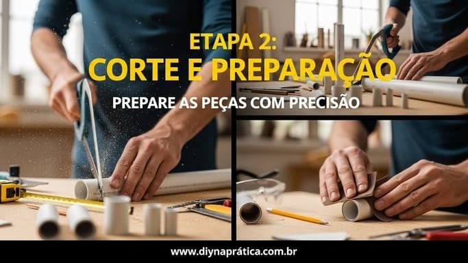 Etapa 2: Marcação Precisa e Preparação da Superfície