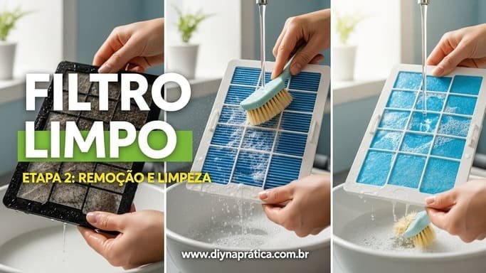 REMOÇÃO E LIMPEZA DO FILTRO – ELIMINANDO A SUJEIRA VISÍVEL