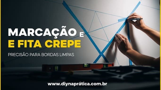 Etapa 2: Marcação das Listras e Aplicação da Fita Crepe