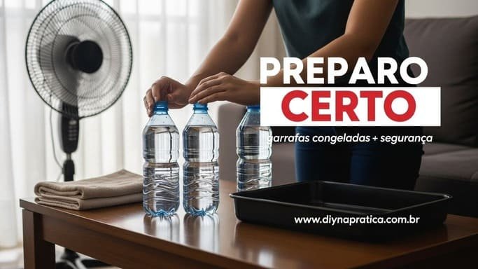 Execução (parte 1): preparando as garrafas congeladas do jeito certo