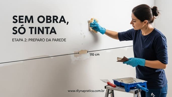 Primeira parte da execução (preparo e reparos)