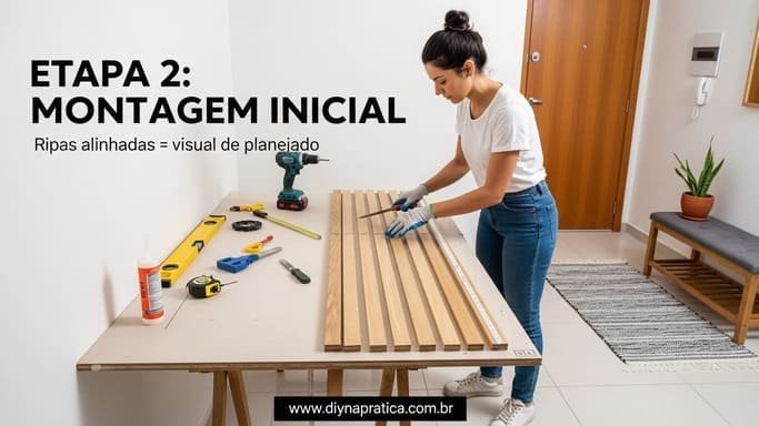 Primeira parte da execução/montagem (base e preparo das peças)