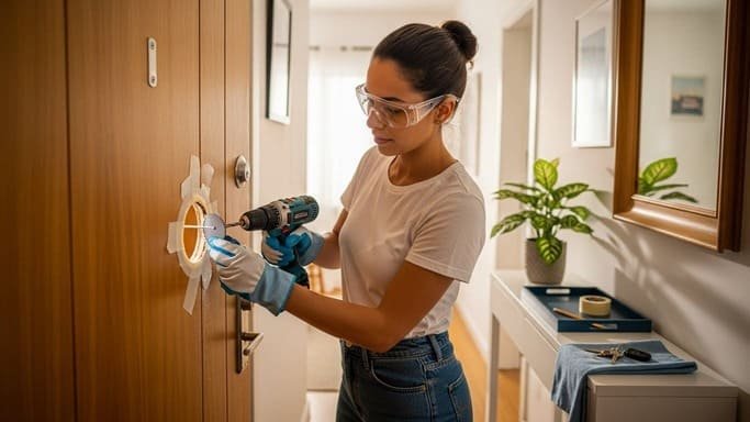 Segunda parte da execução: furo principal sem lascar