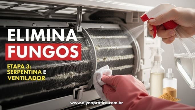 LIMPEZA DA SERPENTINA E VENTILADOR – ELIMINANDO FUNGOS E BACTÉRIAS INVISÍVEIS