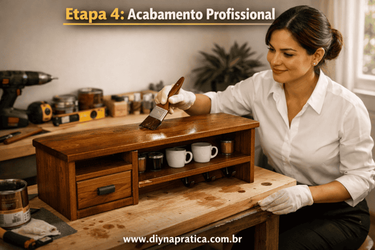 Fixação na Parede e Acabamento