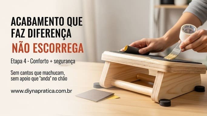 Acabamento (conforto, segurança e cara de projeto pronto)