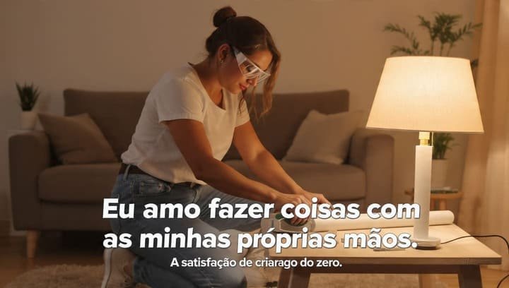 Dê acabamento de “peça de loja” (lixa + pintura)