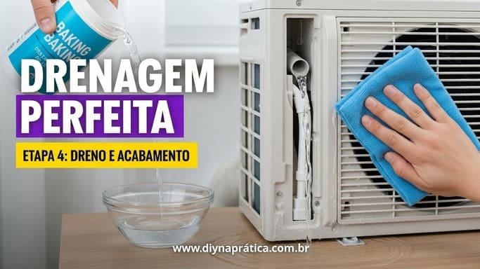 LIMPEZA DO DRENO E ACABAMENTO – PREVENINDO PROBLEMAS FUTUROS