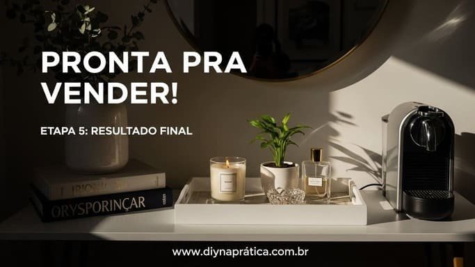Uso e resultado final (pronta para foto, Pin e venda)