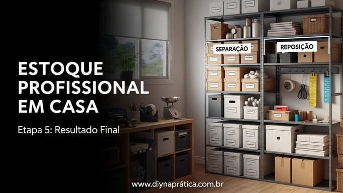 Uso e Resultado Final: fluxo rápido (pegar → separar → repor)