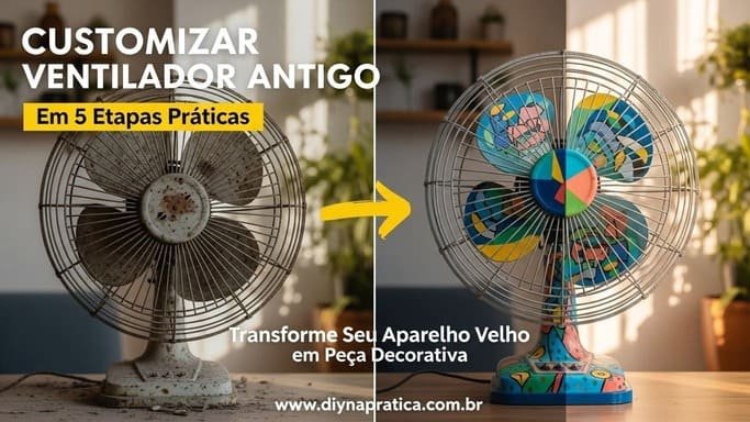 Customizar Ventilador Antigo em 5 Etapas Práticas