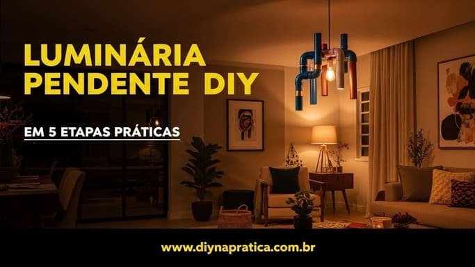 Luminária Pendente de PVC Criativa: DIY em 5 Etapas Práticas