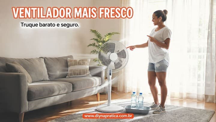 Ventilador mais fresco DIY em 5 etapas (barato e seguro)