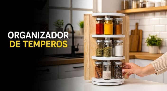 Organizador de Temperos DIY em 5 Etapas Fáceis e Rápidas