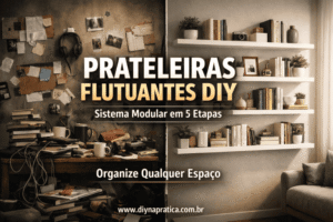 Prateleiras Flutuantes DIY: Sistema Modular em 5 Etapas para Organizar Qualquer Espaço